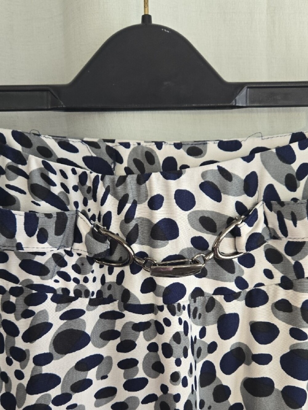 Robert Louis Blue & White Printed Maxi Skirt - Picture 4 of 10